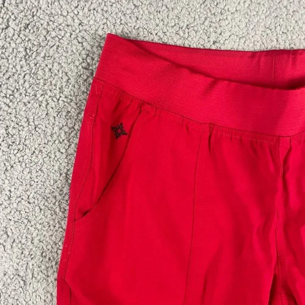 Med Couture Women's S Petite Red 'Energy Collection' Yoga 2 Cargo Pocket Pant - Picture 5 of 15